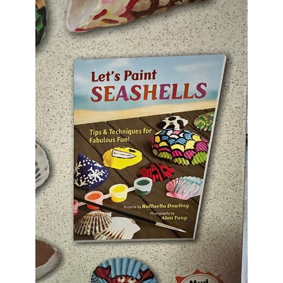 Let’s Paint Seashells Book & Kit – New & Unopened Craft Set - Picture 2 of 5
